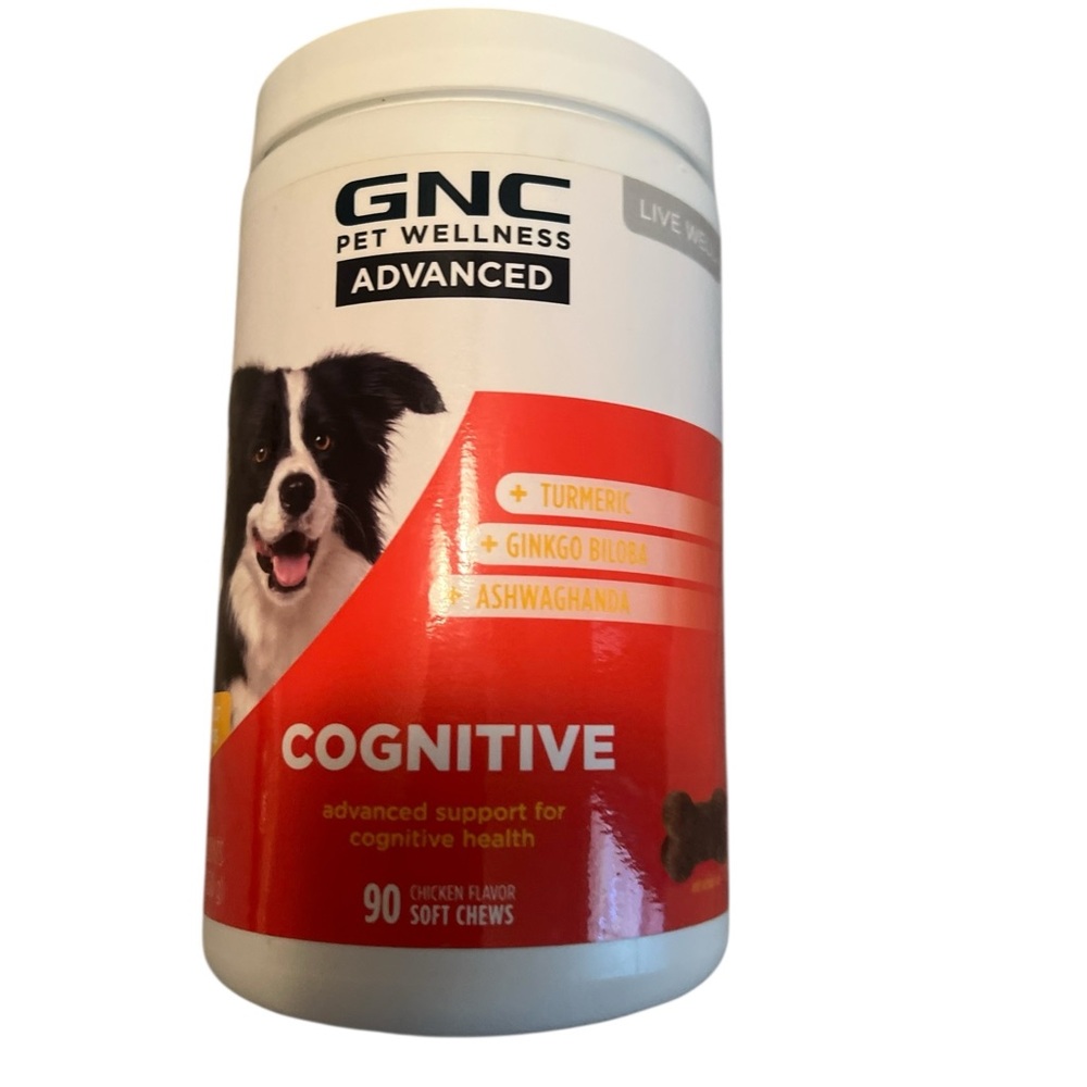 New Pet Wellness Advanced Cognitive Dog Chews - Red and White